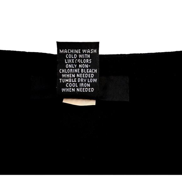 Alfani Black Blazer Size Medium Petite Zippered Pockets Career Preppy Event - Picture 11 of 12